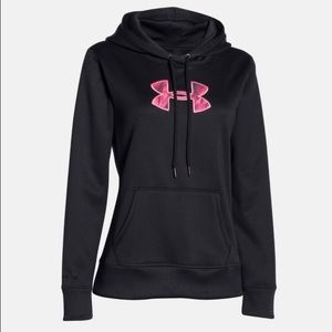 Under Armour logo fleece hoodie