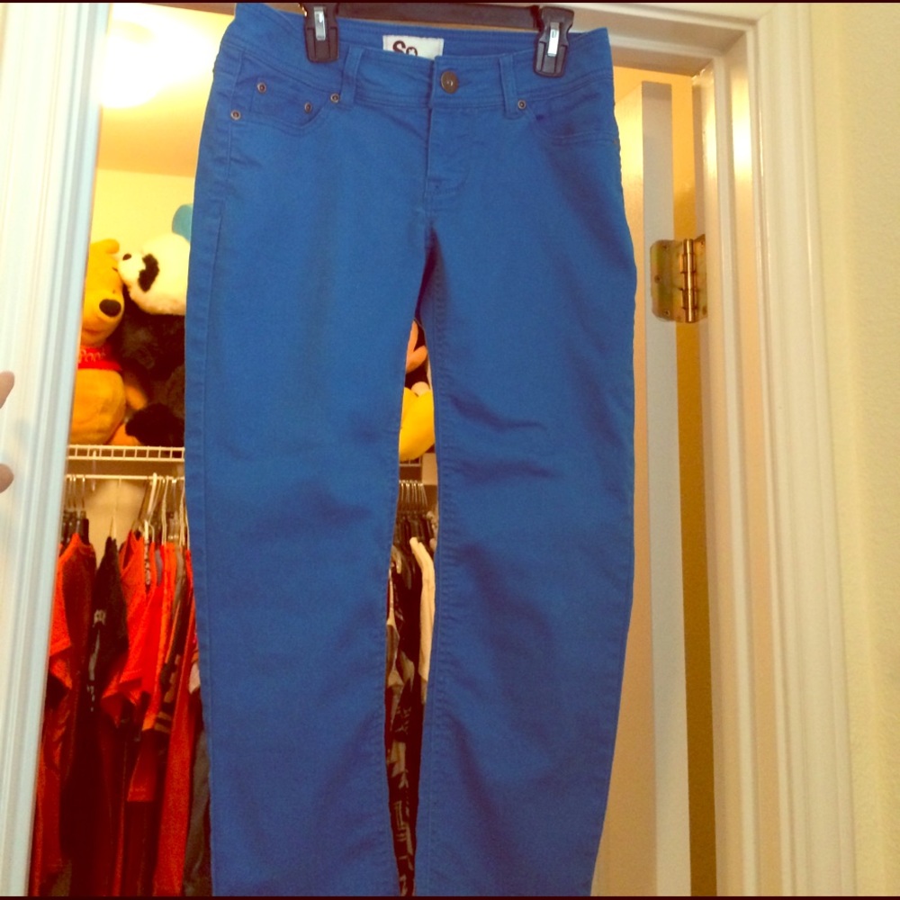 Colored skinny jeans