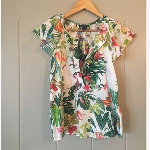 J Crew Tropical Top