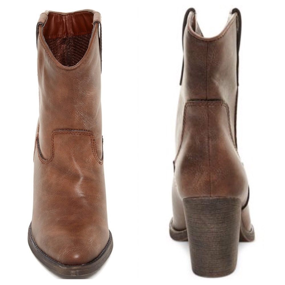 Madden girl western cowboy booties