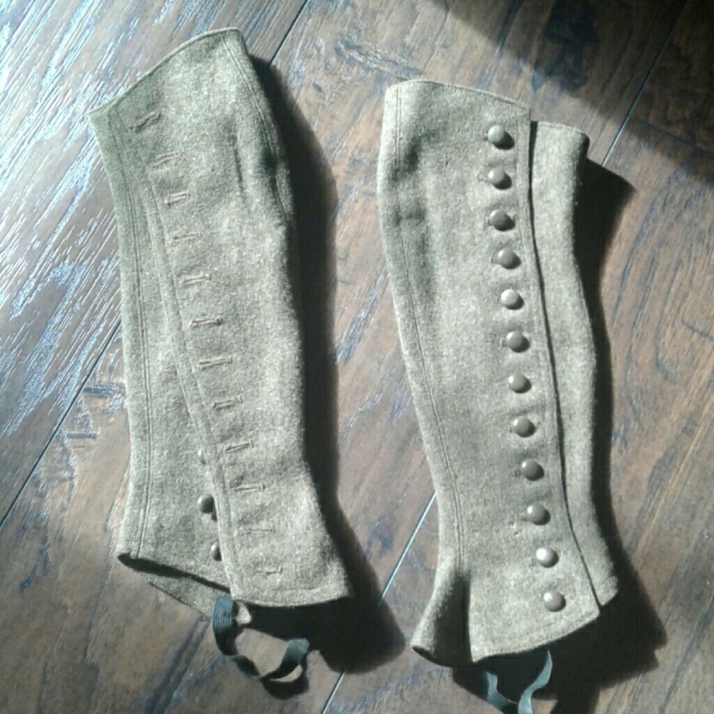 Vintage wool spats
