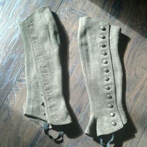 Vintage wool spats