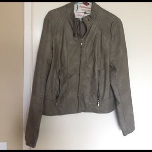 Faux leather Moto jacket