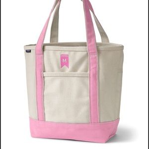 Lands' End Medium Canvas Tote Bag