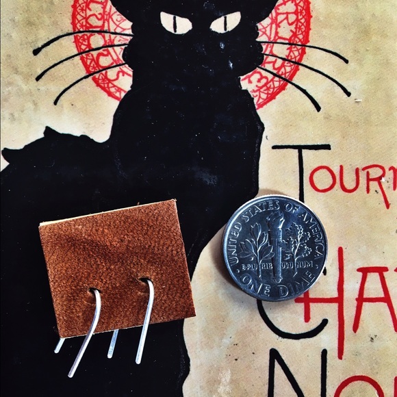 Simple Silver Earrings - Picture 2 of 5