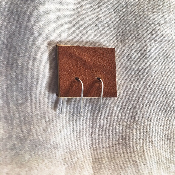 Simple Silver Earrings - Picture 3 of 5