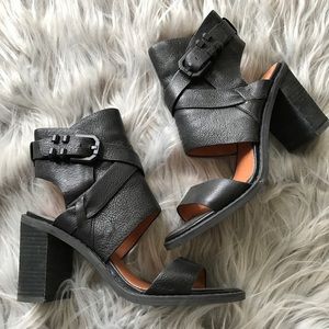 🖤Biker Chic🖤 Edgy Ankle Strap Heels