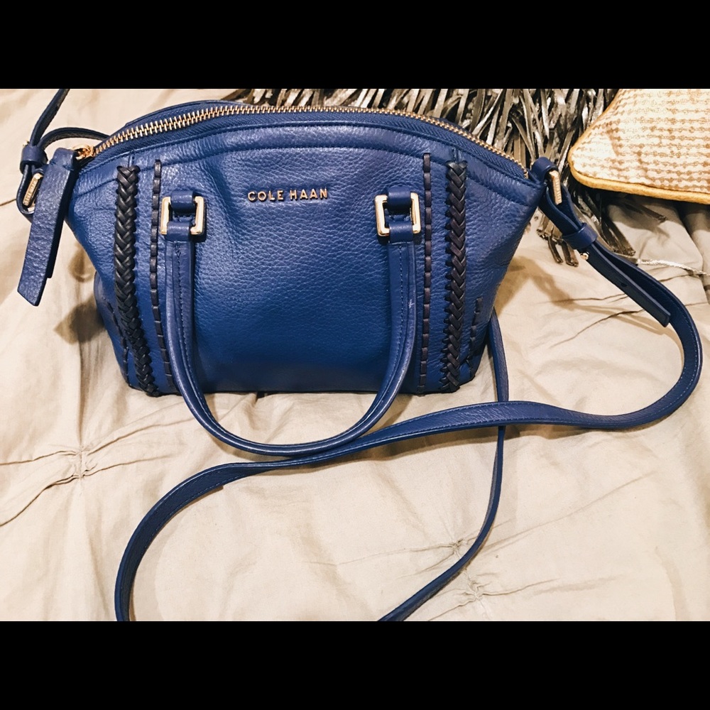 Blue Cole Haan purse