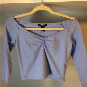 Off the shoulder crop top