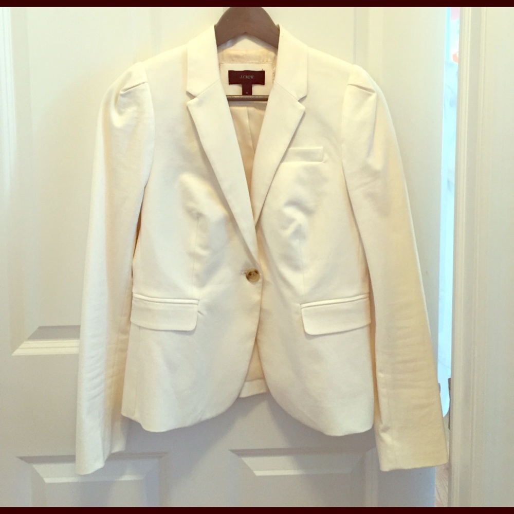 White JCrew Blazer