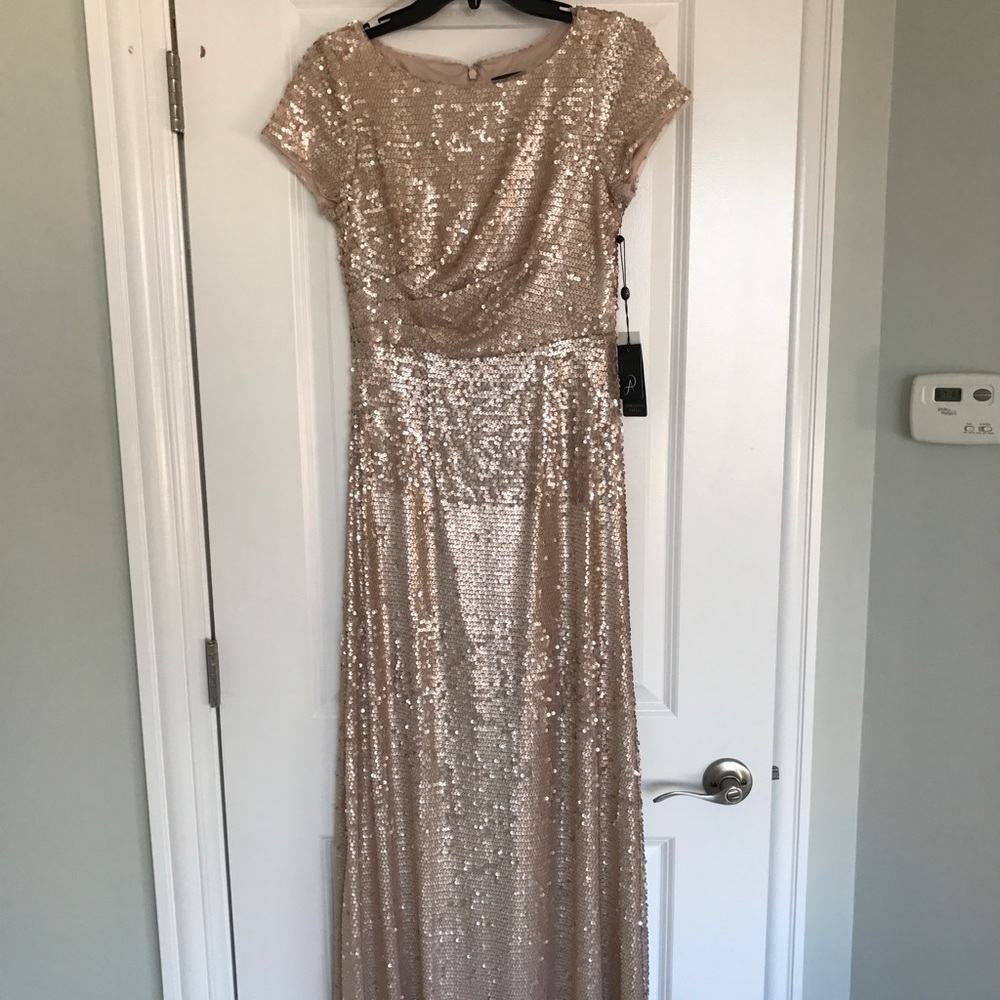 Adrianna Papell Sequin Gown - Picture 3 of 6