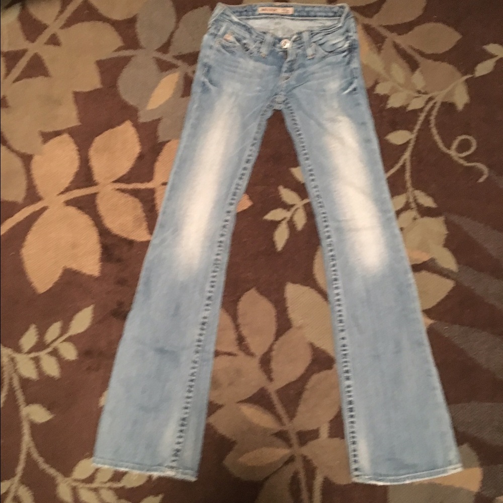 BIG STAR FADED LIGHT BLUE DENIM