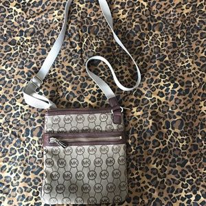 Michael Kors brown shoulder bag