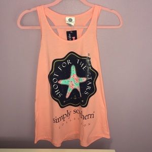 Simply Southern Tank Top,Small, never worn w/ tags