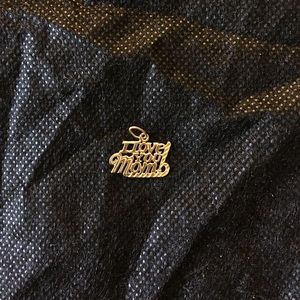 14k? I LOVE YOU MOM! Charm or pendant