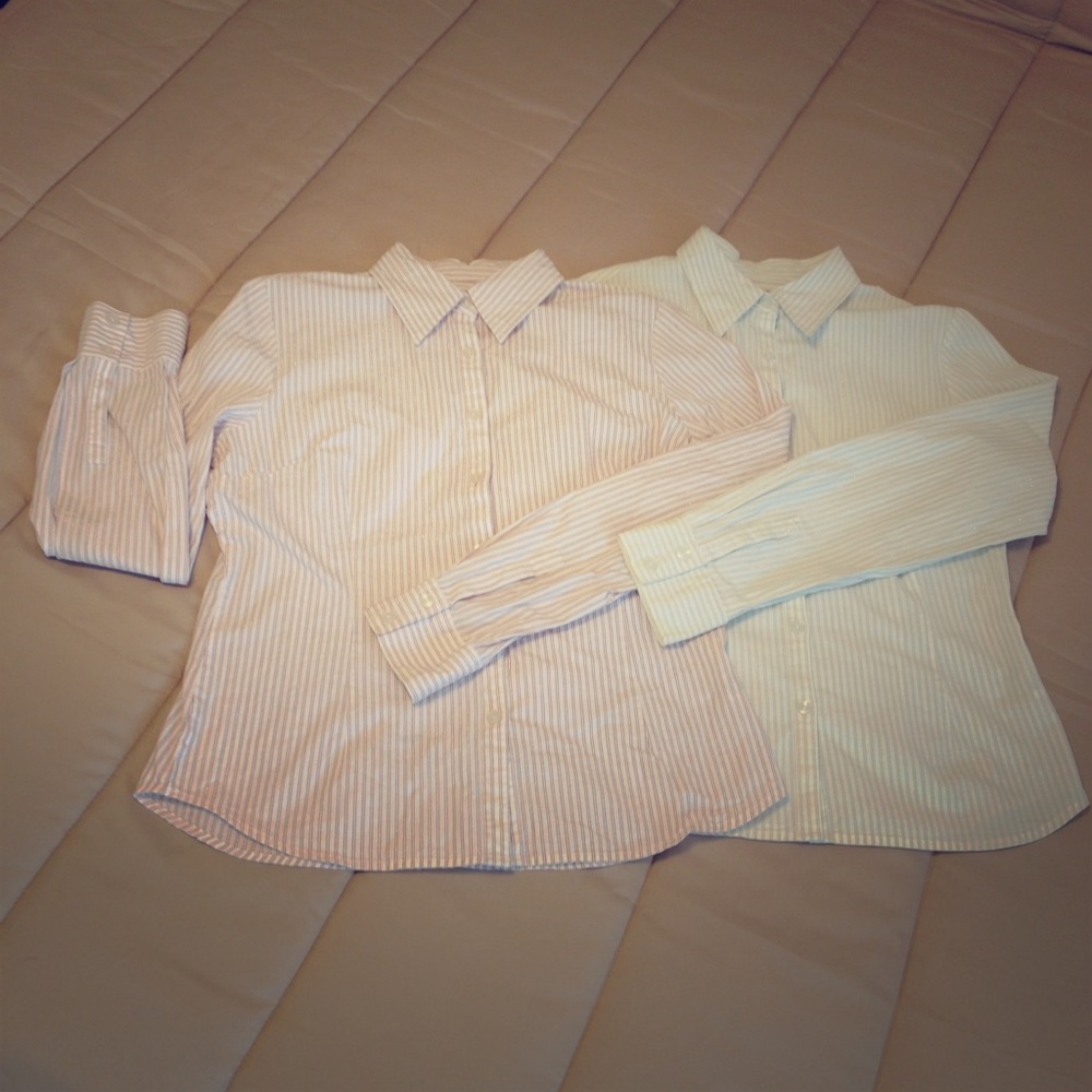 2  Fitted Button Down Shirts