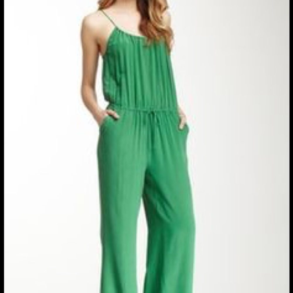 Joie Kamilia Sleeveless Silk Jumpsuit
