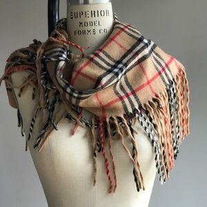 Authentic Burberry Cashmere scarf! Rare style'