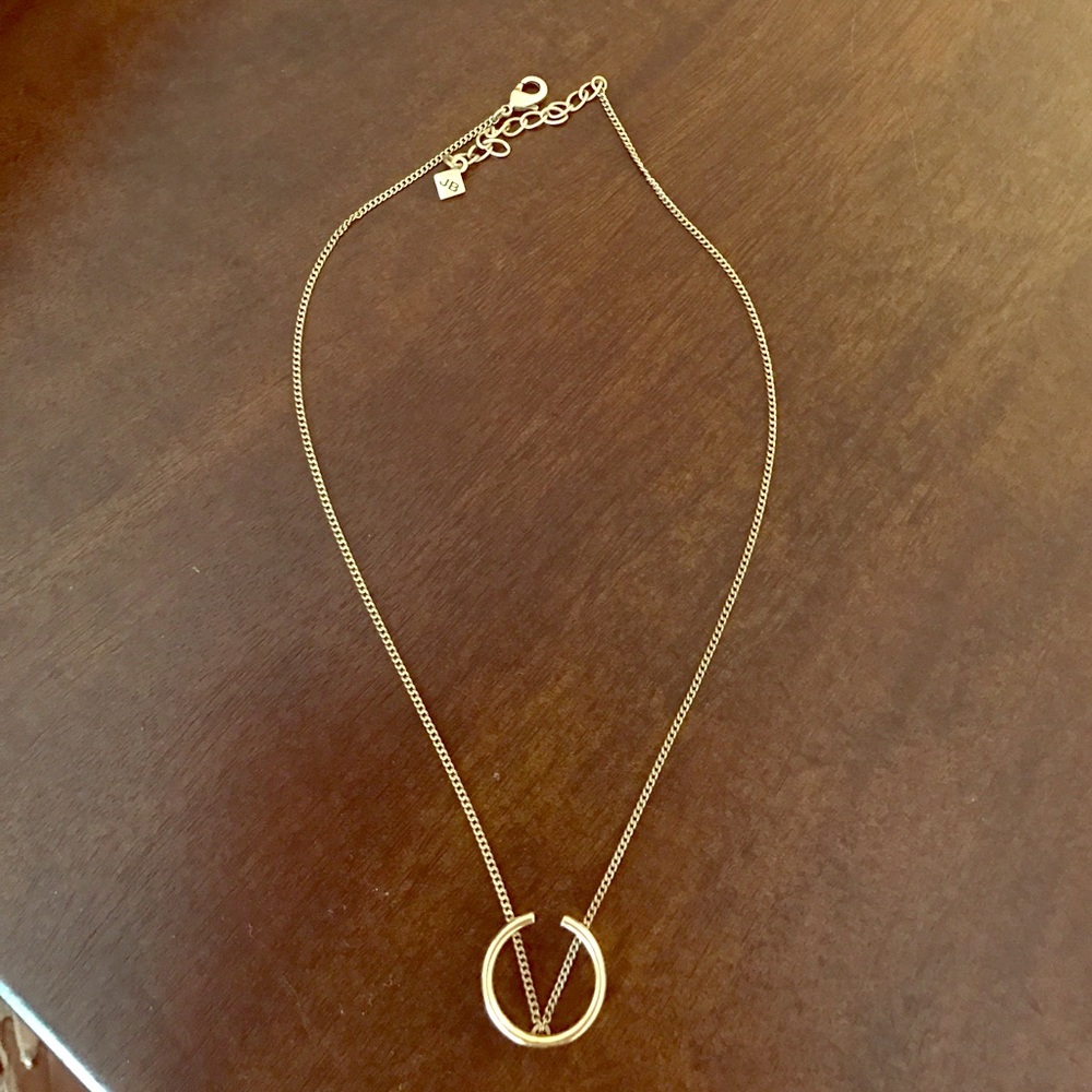 JENNY BIRD ARC PENDANT IN GOLD