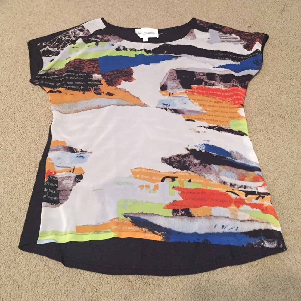 Colorful Vince Camuto Blouse