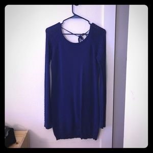 Roxy blue sweater dress