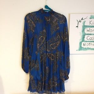 Free People dress with matching slip