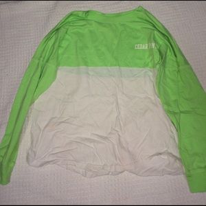 Cedar Point Large Letter Long Sleeve Shirt