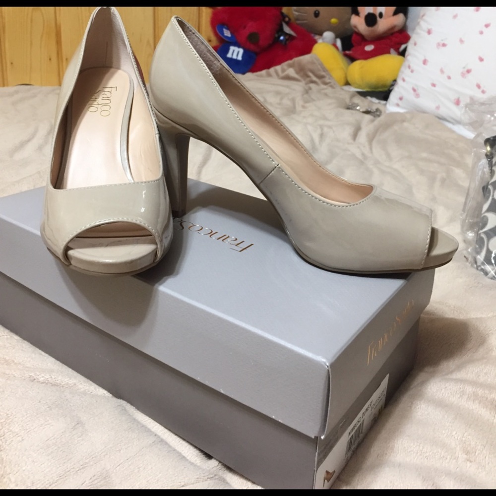 Franco Sarto Peeptoe Heels