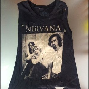 Nirvana Hot Topic Sleveless Shirt