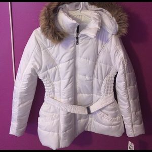 White winter coat. New with tags