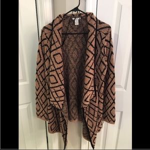 Bar III Cozy open sweater/cardigan size L