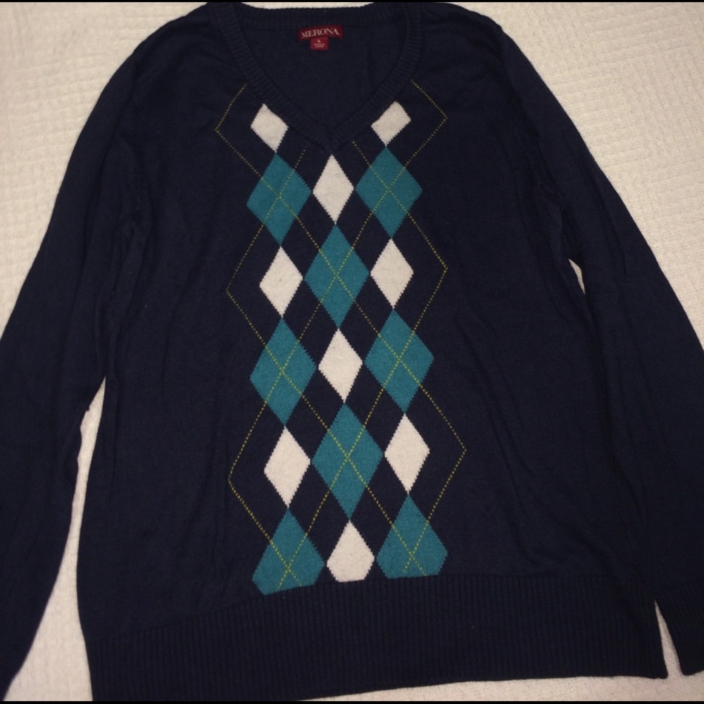 Merona Argyle Soft Sweater