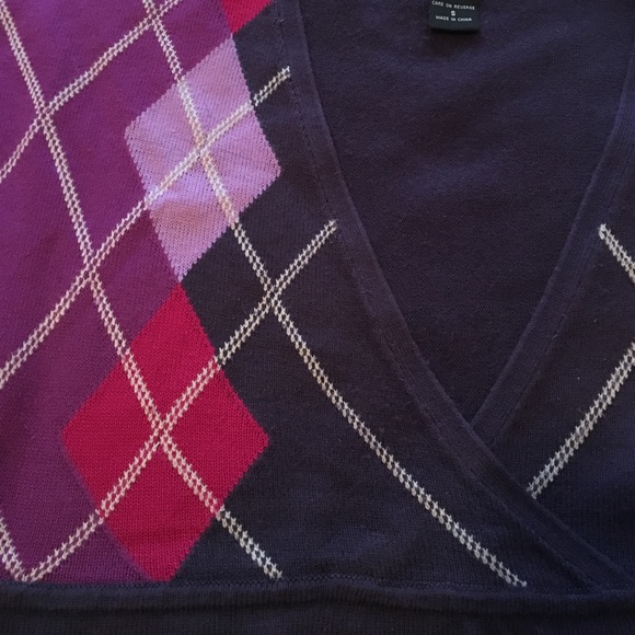 New York & Company argyle sweater - Picture 3 of 3