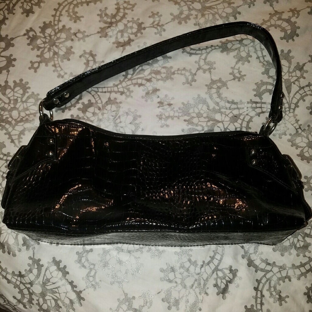 Small black shoulder bag