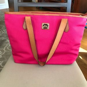Hot Pink nylon Lauren Ralph Lauren medium tote