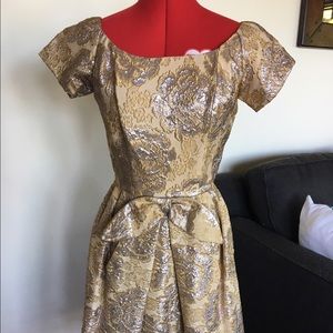 Vintage gold dress