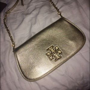 Metallic Tory Burch Shoulder Bag