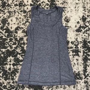 Heather Grey Ruffle-Back Tank