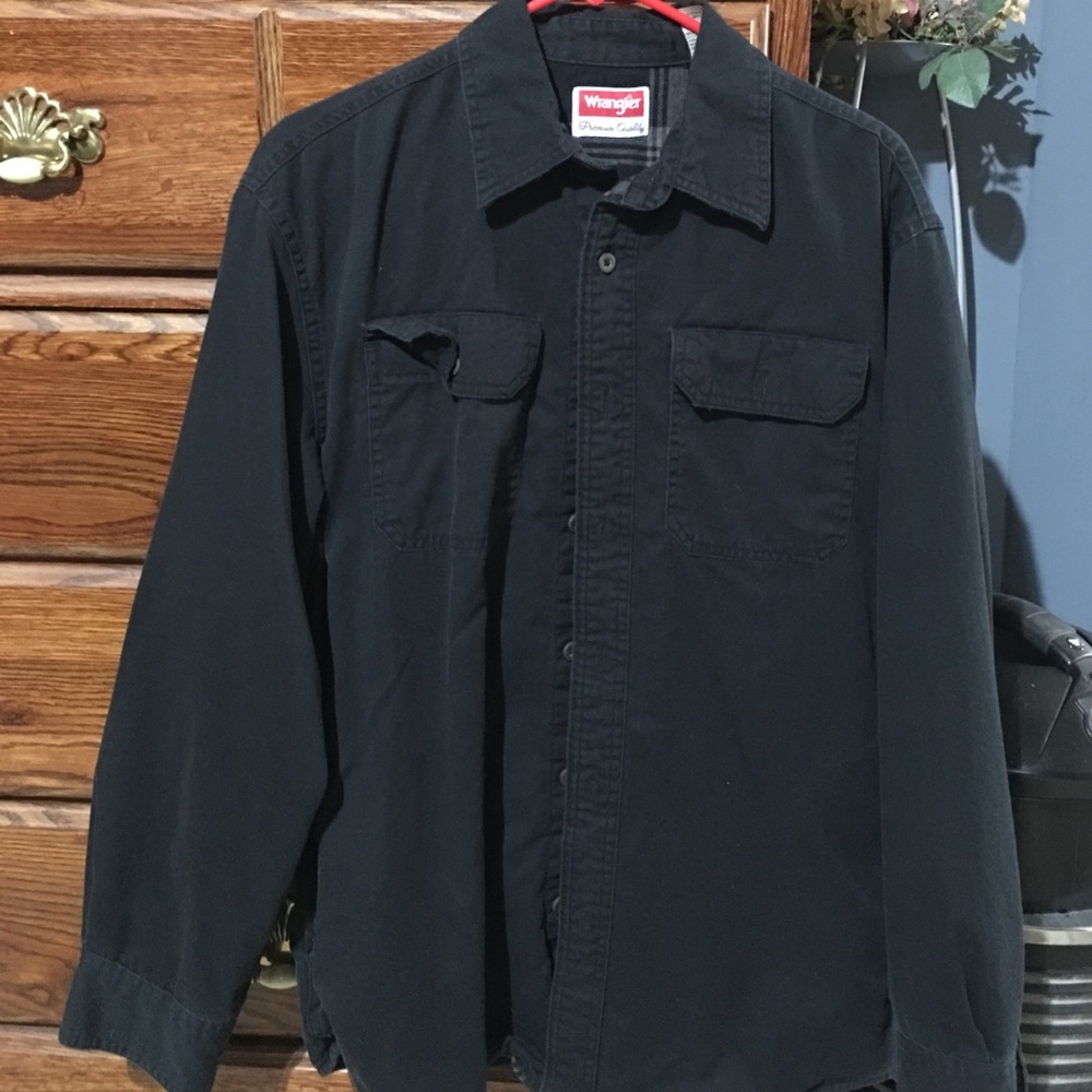 Black Flannel Shirt