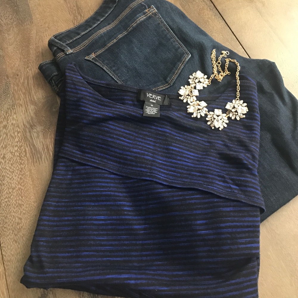 Verve Ami Stripe Layer Top