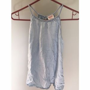 Chambray tank top