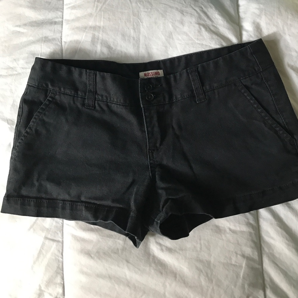 black chino shorts