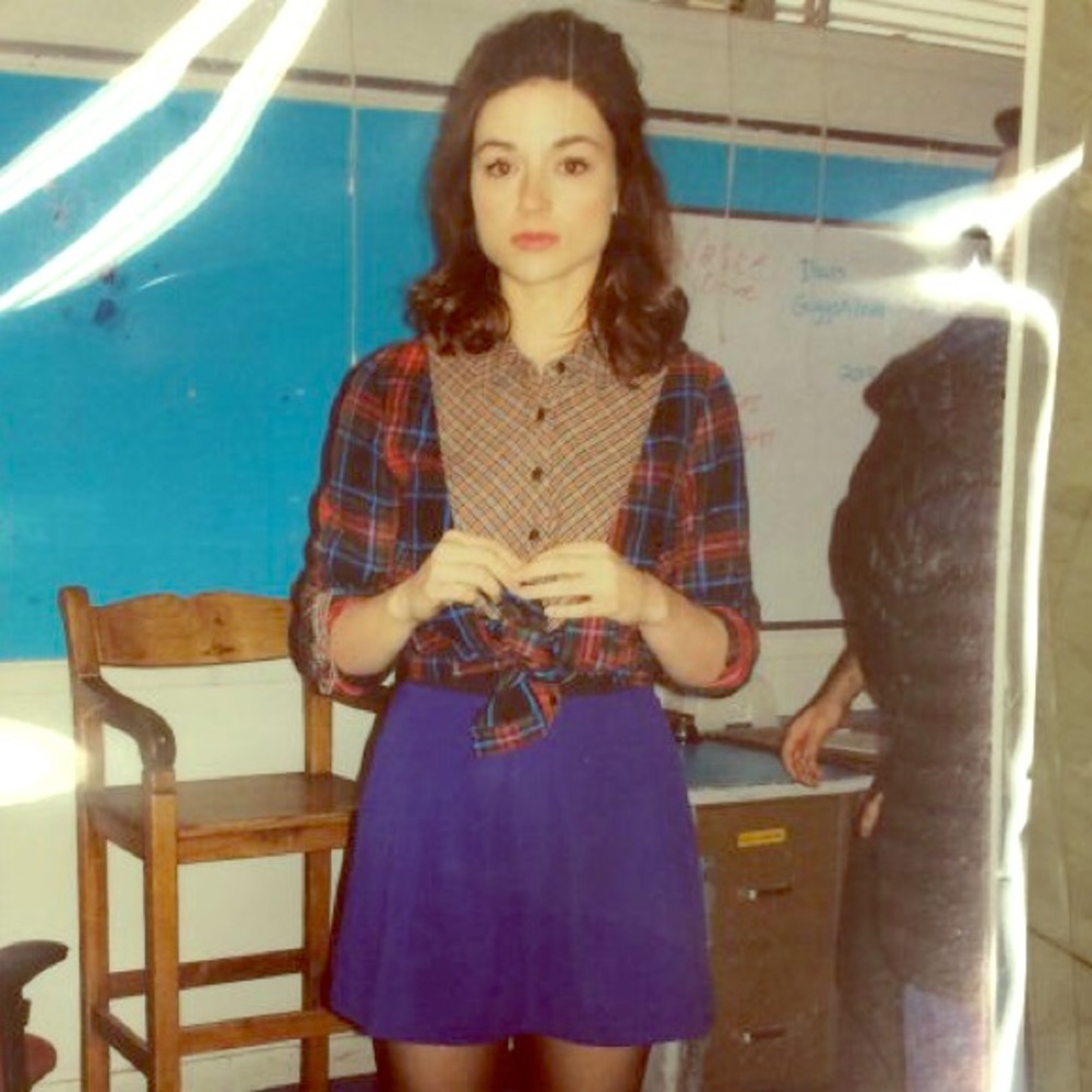 ⭐️Sold on eBay⭐️ Teen Wolf Free People Mixed Plaid