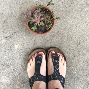 *FIRM* Birkenstock Papillio Gizeh Python LEATHER