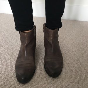 Brown booties