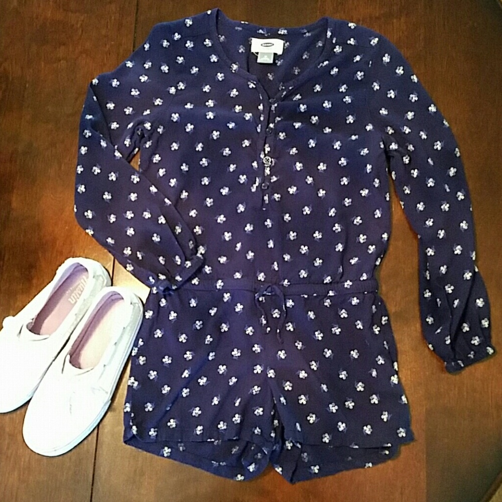 Old Navy Girls long sleeve Romper
