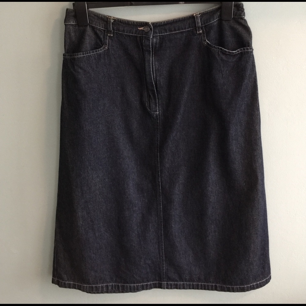 Laura Ashley denim skirt, size 10