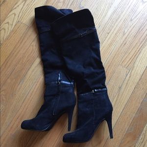 Aldo stiletto over the knee boots