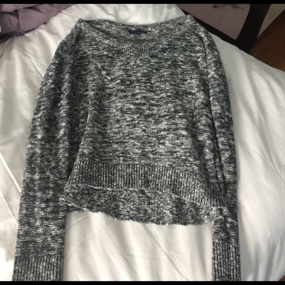 American eagle grey sweater