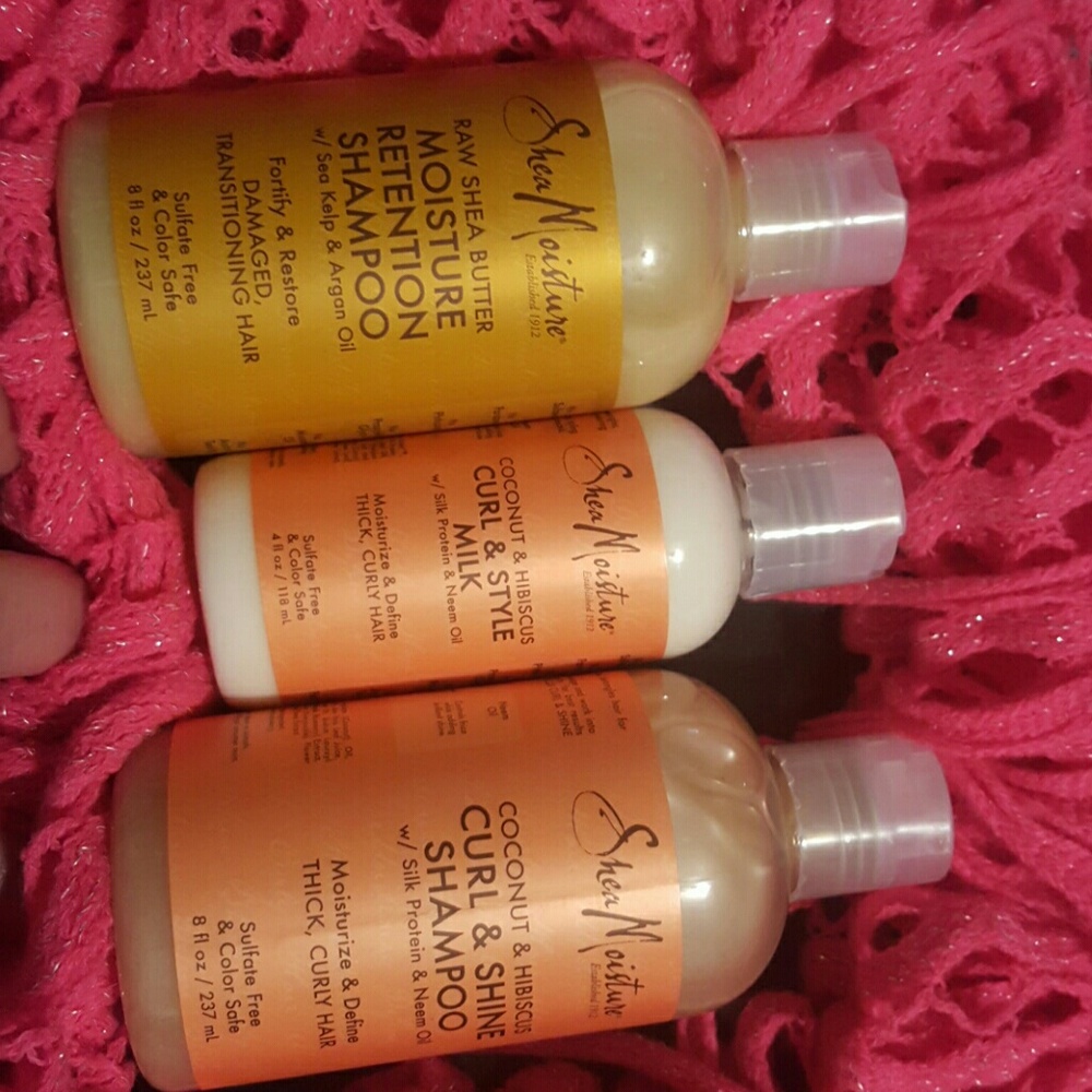 "Shea Moisture Shampoo Bundle All 3 Included